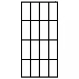 homályosított edzett üveg zuhanyfal 140 x 195 cm