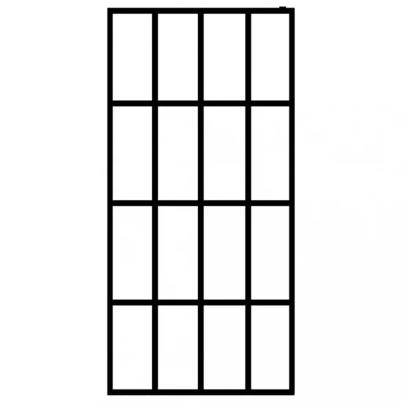 homályosított edzett üveg zuhanyfal 140 x 195 cm