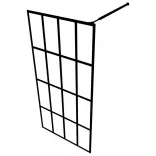 homályosított edzett üveg zuhanyfal 140 x 195 cm