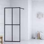 homályosított edzett üveg zuhanyfal 80 x 195 cm