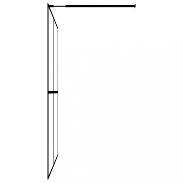 homályosított edzett üveg zuhanyfal 80 x 195 cm