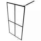 homályosított edzett üveg zuhanyfal 100 x 195 cm