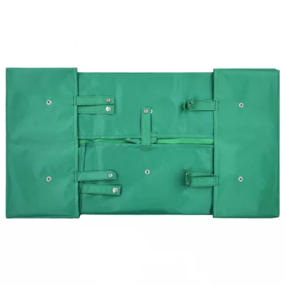 zöld szövet kerti kocsi bélés