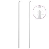 ezüstszínű horganyzott acél drótkerítés póznákkal 15 x 1,5 m