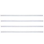 4 db horganyzott acél kerítéstüske 1 m