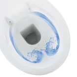 fehér kerámia perem nélküli WC 7 cm extra magasság Soft Close