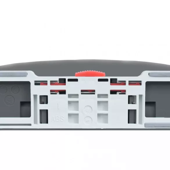 szürke ovális gyorsan szerelhető lassan csukódó fedelű WC-ülőke