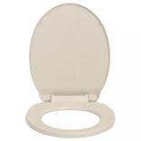 barackszínű ovális WC-ülőke lassan csukódó fedéllel