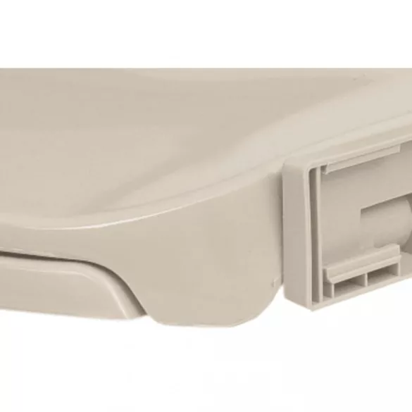 barackszínű ovális WC-ülőke lassan csukódó fedéllel