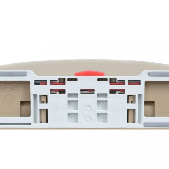 bézs ovális gyorsan szerelhető WC-ülőke lassan csukódó fedéllel