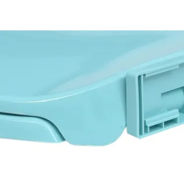 zöld ovális WC-ülőke lassan csukódó fedéllel