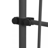 sárga és kék kézzel kihúzható LED-es napellenző 350 cm