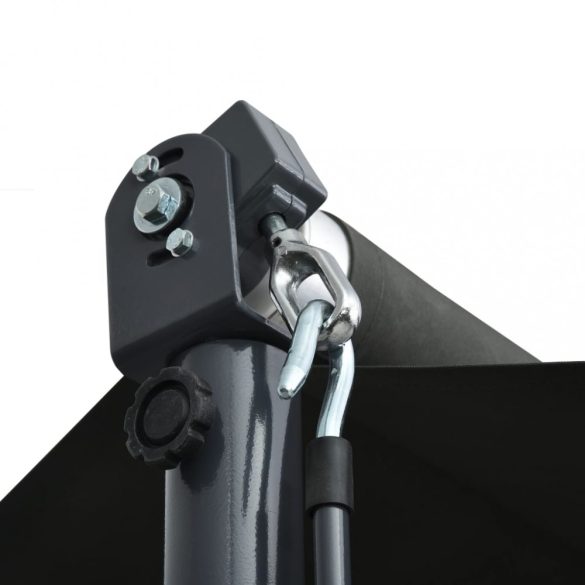 antracitszürke szabadon álló napellenző 300 x 300 cm