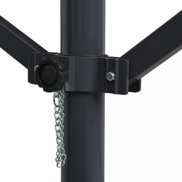 antracitszürke szabadon álló napellenző 500 x 300 cm