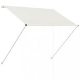 feltekerhető krémszínű napellenző 100 x 150 cm