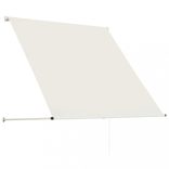 feltekerhető krémszínű napellenző 100 x 150 cm