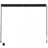 feltekerhető antracitszürke napellenző LED-del 400 x 150 cm