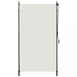 krémszínű kültéri roló 120 x 270 cm