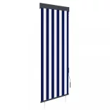 kék és fehér kültéri roló 60 x 250 cm