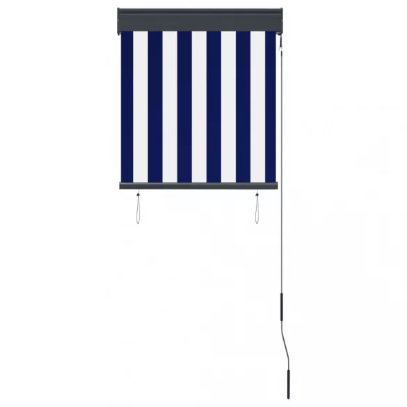 kék és fehér kültéri roló 60 x 250 cm