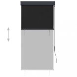 antracitszürke kültéri roló 80 x 250 cm