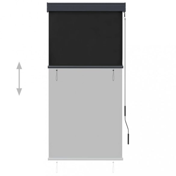 antracitszürke kültéri roló 80 x 250 cm