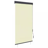 krémszínű kültéri roló 80 x 250 cm