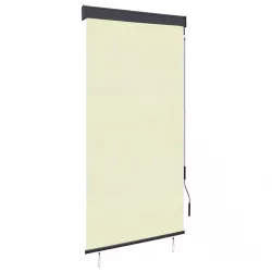 krémszínű kültéri roló 80 x 250 cm