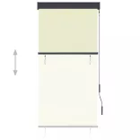 krémszínű kültéri roló 80 x 250 cm