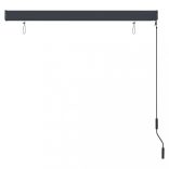 antracitszürke kültéri roló 140 x 250 cm