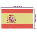 spanyol zászló 90 x 150 cm
