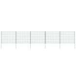 zöld kerti kerítés szett 77,5 x 64 cm