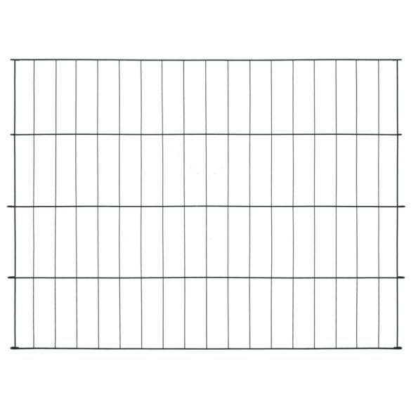 zöld kerti kerítés szett 115 x 79 cm