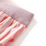 Világos narancssárga redős gyerekszoknya 104