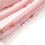 Világos narancssárga redős gyerekszoknya 104