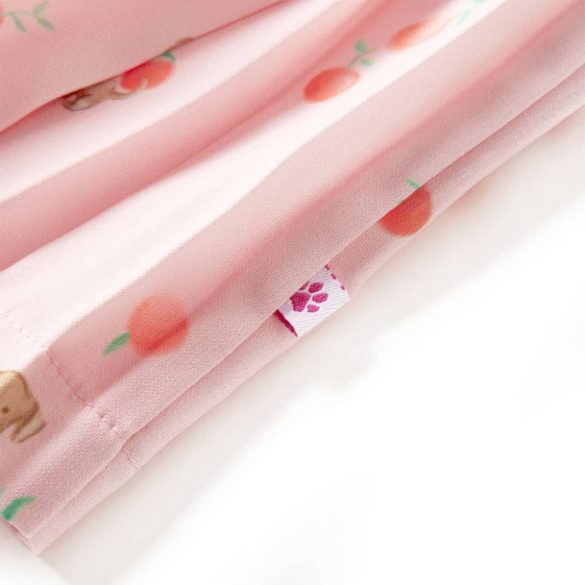 Világos narancssárga redős gyerekszoknya 104