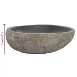ovális folyami kő mosdókagyló (29-38) x (24-31) cm