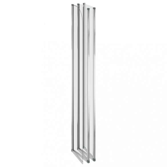 átlátszó edzett üveg kádparaván 120 x 140 cm