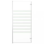 átlátszó csíkos edzett üveg kádparaván 120 x 140 cm