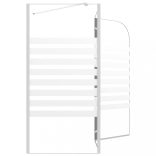 csíkos edzett üveg kádparaván 120 x 68 x 130 cm