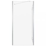 átlátszó edzett üveg kádparaván 120 x 69 x 130 cm