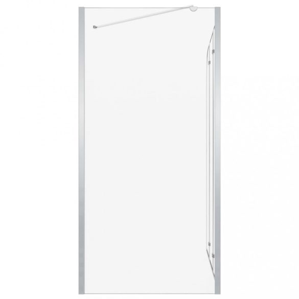 átlátszó edzett üveg kádparaván 120 x 69 x 130 cm