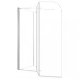 átlátszó edzett üveg kádparaván 120 x 69 x 130 cm