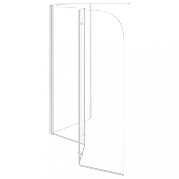 átlátszó edzett üveg kádparaván 120 x 69 x 130 cm