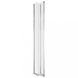 2 db átlátszó edzett üveg kádparaván 104 x 130 cm