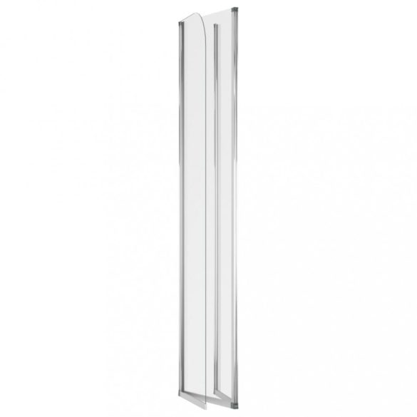 2 db átlátszó edzett üveg kádparaván 104 x 130 cm