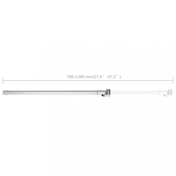 rozsdamentes acél tartókar fürdőszobába 70-120 cm