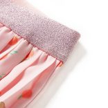 Világos narancssárga redős gyerekszoknya 128