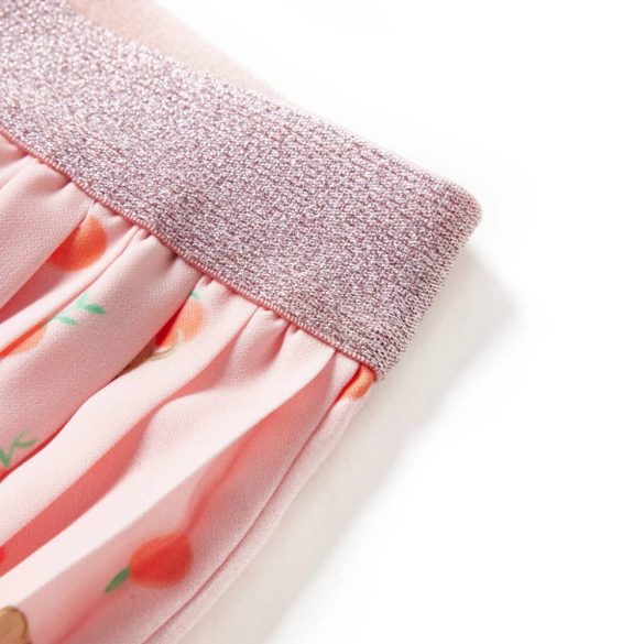 Világos narancssárga redős gyerekszoknya 128