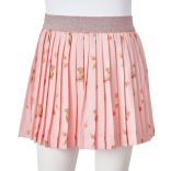 Világos narancssárga redős gyerekszoknya 128